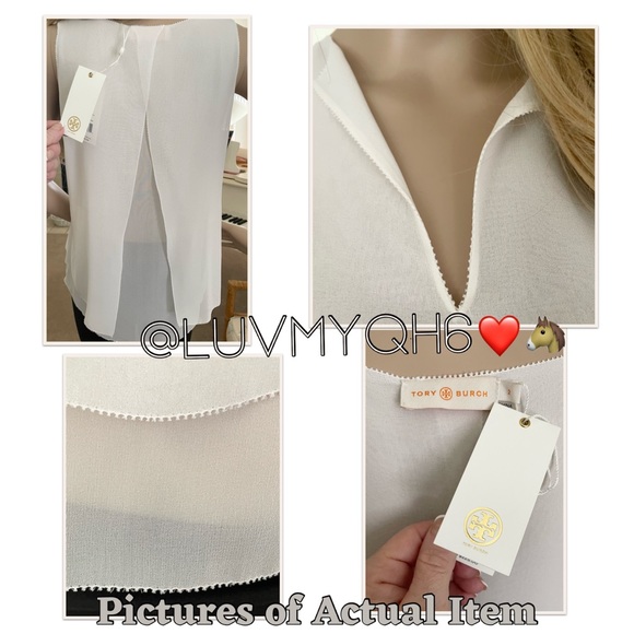 Tory Burch Alexandra Silk Top - Picture 3 of 4